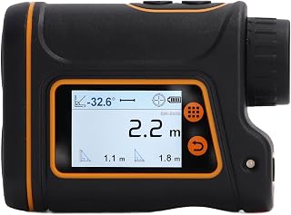 0-300km/h Distance Rangefinder, IP54 LCD Display Telescopic Range Finder, Range Finder for Hunting SW-1500B