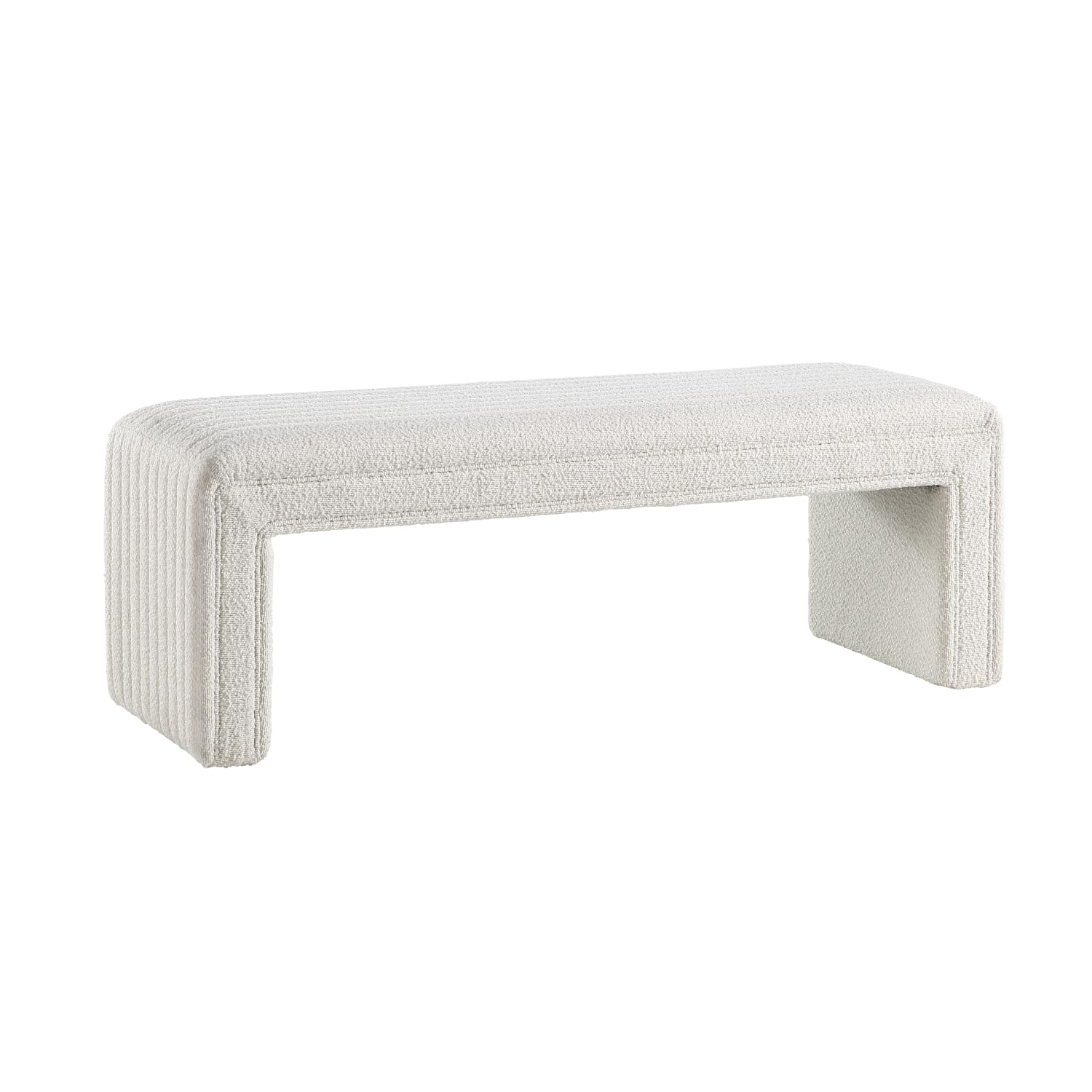 Get Set Style Bedroom Bench,Modern Ottoman Bench 49 inch,Upholstered