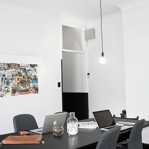 Miniatura 8 de Kaboon Mesa universal de 55 x 27.5 pulgadas, color gris plateado, mesa de melamina de una pieza, para uso doméstico y comercial