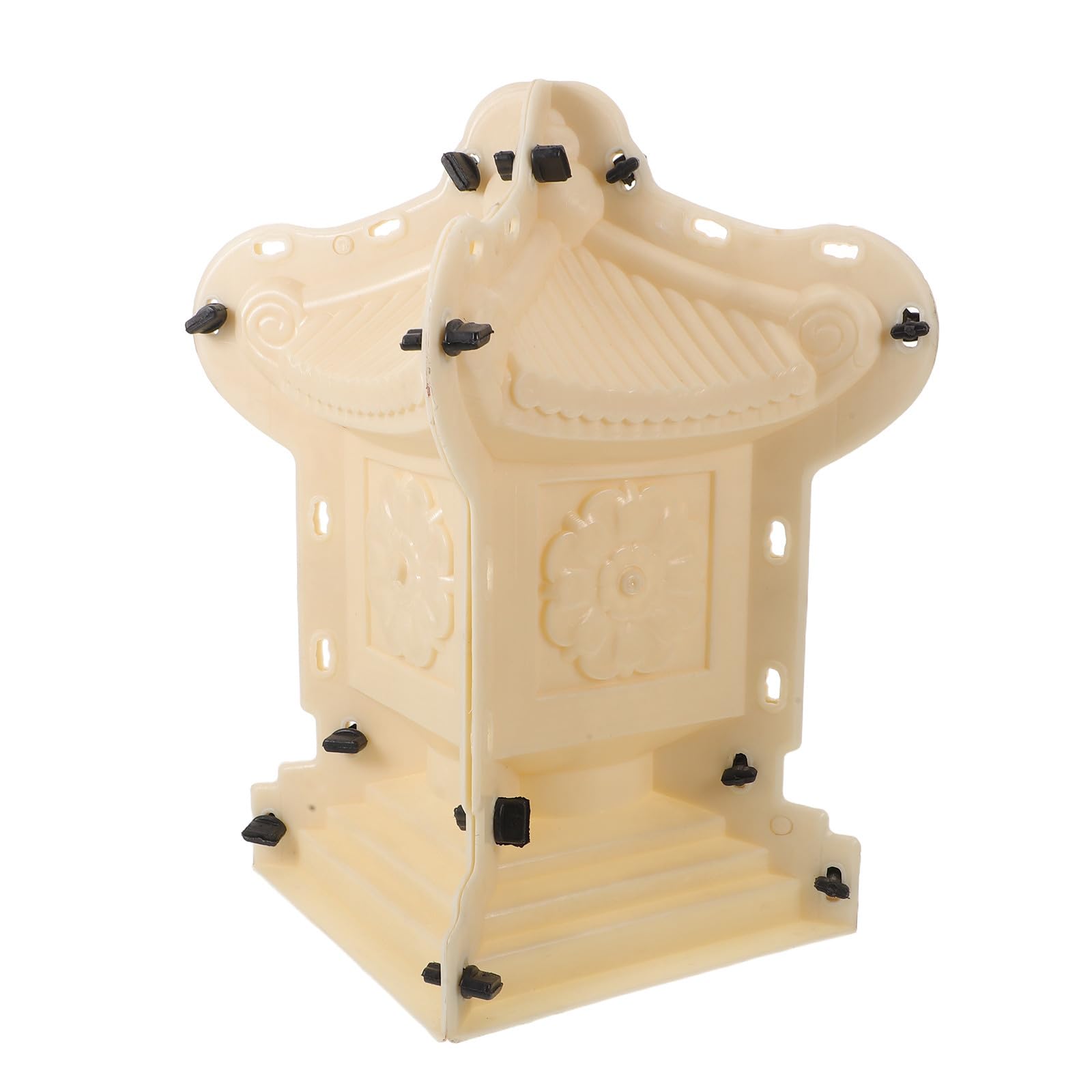 Stampo in Plastica per Pagoda Cinese da Giardino Bianca Riutilizzabile