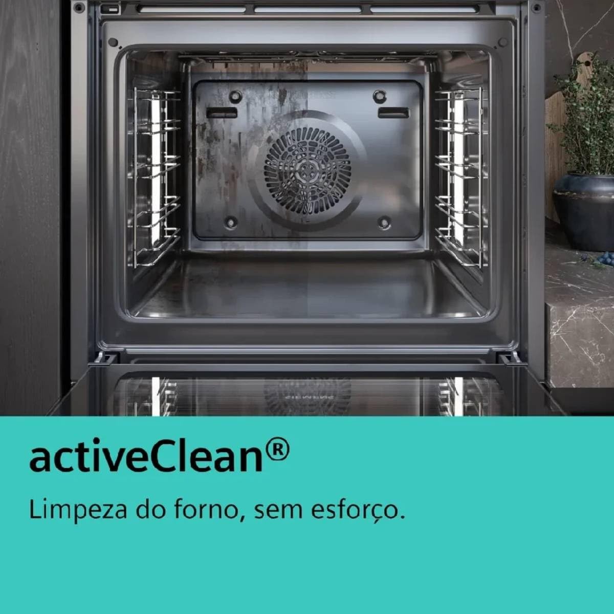 Siemens - Four iQ300, autonettoyant pyrolytique, airFry, noir, HB372AES3