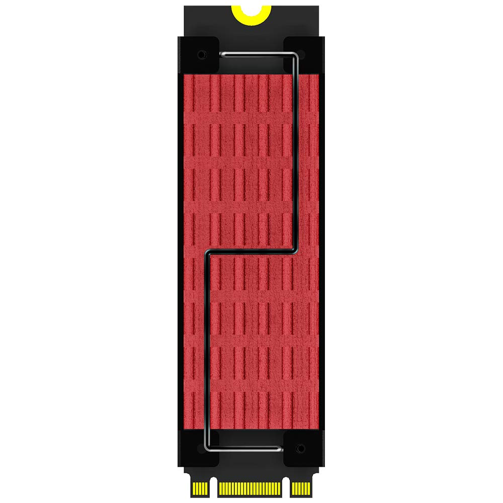 Disipador De Calor Archgon Para SSD M.2 2280 NVMe/SATA - Refrigeración Pasiva En Aluminio - Incluye Almohadillas Térmicas