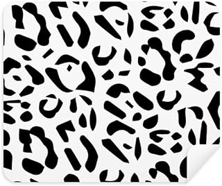 Leopard Animal Art Grain Illustration Pattern Cleaning Cloth Screen Cleaner 2pcs Suede Fabric