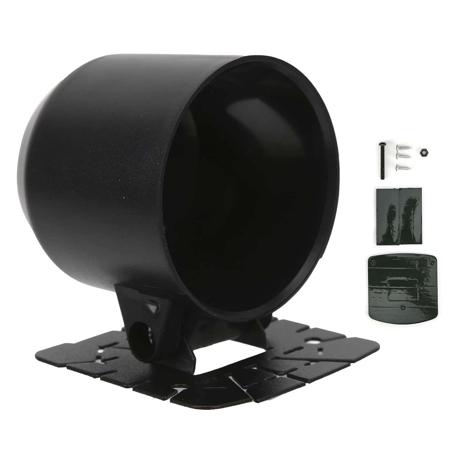Supporto per Tachimetro Nero Aramox Supporto per Tachimetro Singolo per Impieghi Gravosi Universale per Moto Camion per Auto 52 Mm
