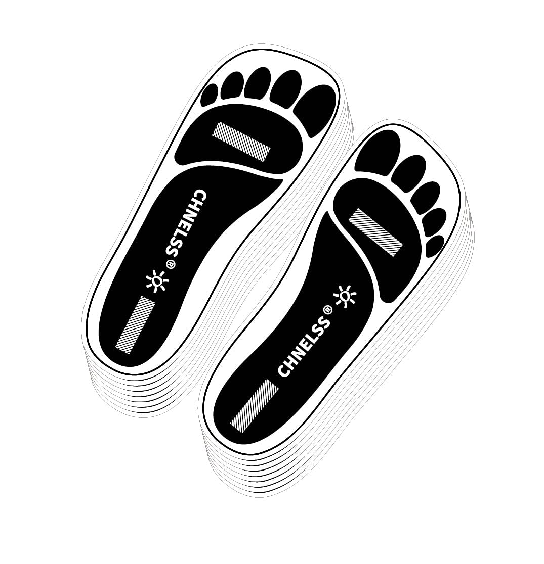 Black 25Pairs(50Feets)Disposable Spray Tanning Feet Pads for Hygienic Foot Protectors,Comfortable & Hygienic Spray Tan Pads Feet-Specifically for the Spray Tanning Industry or Salon,One Size-Non Slip