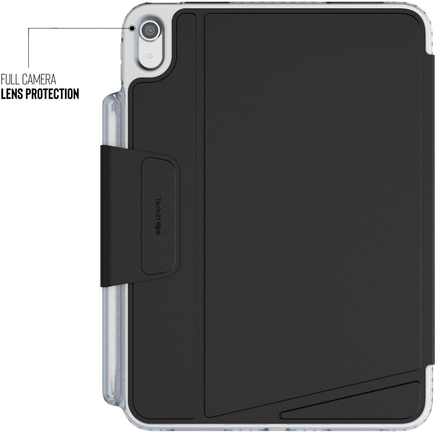 Tech21 EvoFolio case for iPad 10th Gen - Impact Protection - Multi-Angle Viewing - Black