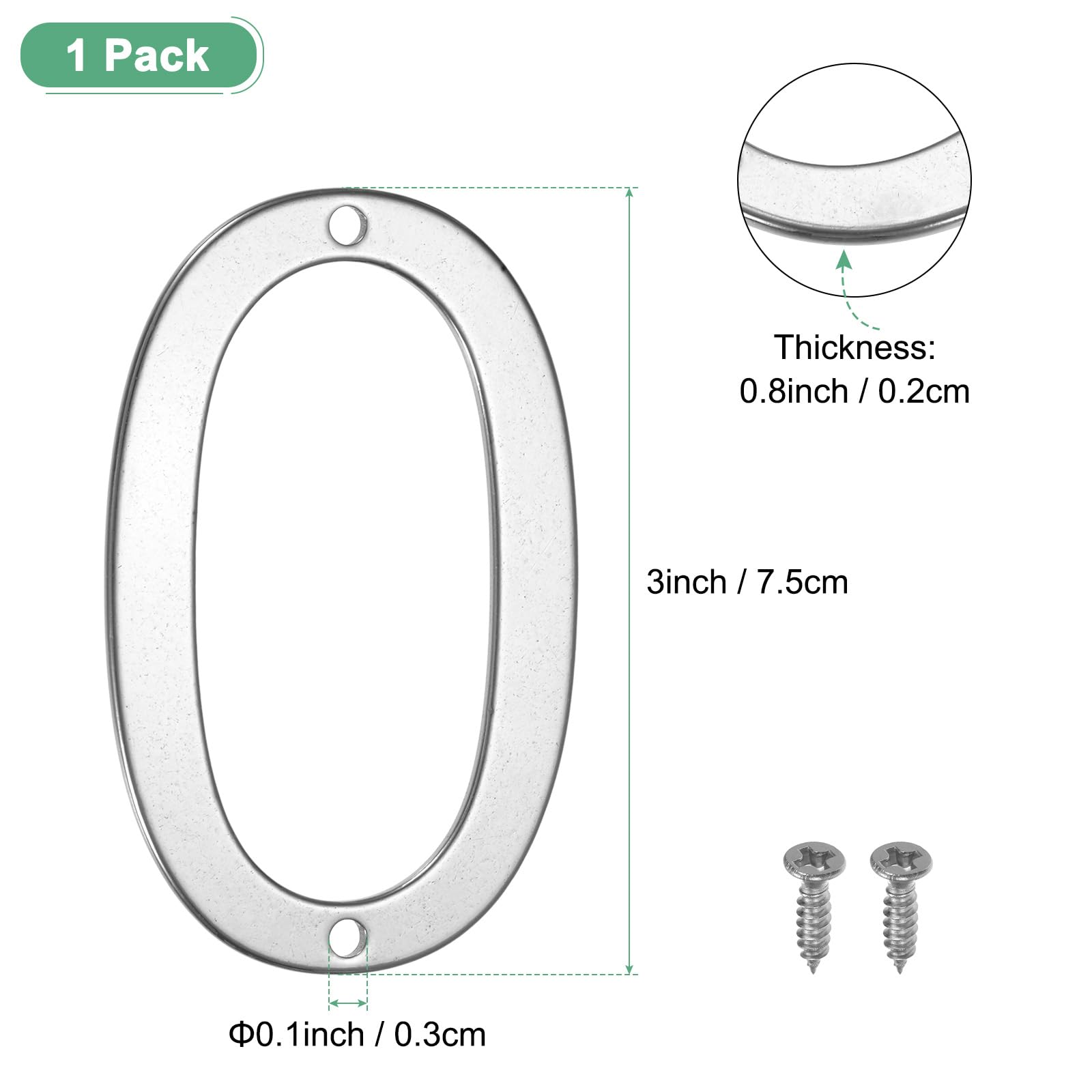 M METERXITY 1-Pack House Number - Image 3
