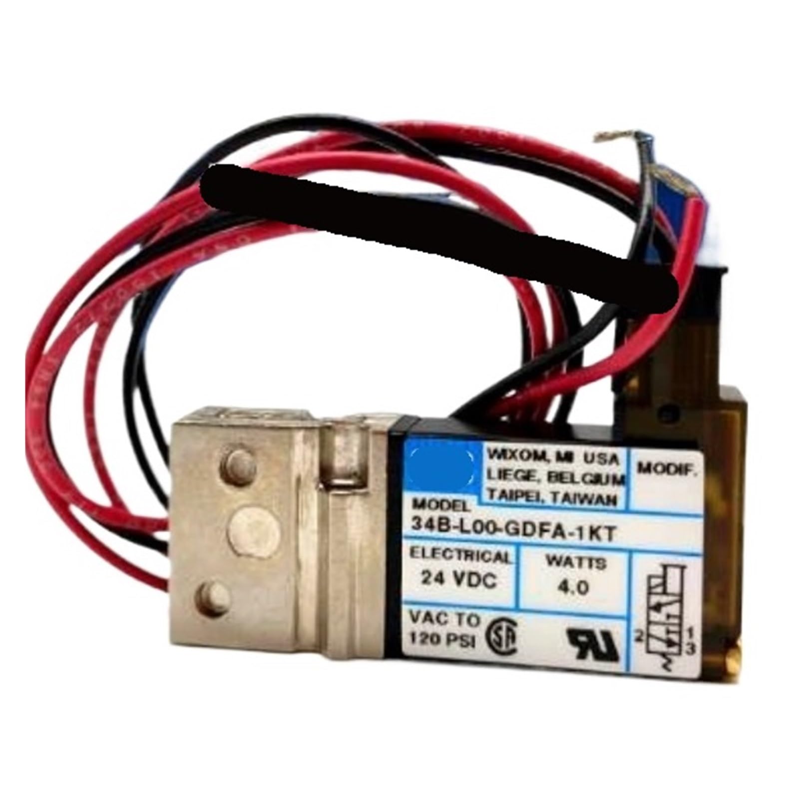 Électrovanne 113B-501BAAA 34B pièce de rechange pour atelier