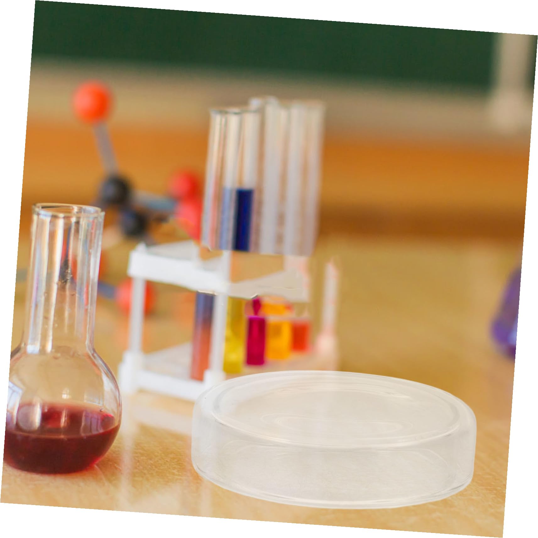 SOIMISS 6 pezzi Piastre Petri in Vetro Borosilicato Spesso con Coperchi Trasparenti per Crescita Cellulare e Esperimenti di Laboratorio Riutilizzabili e Resistenti