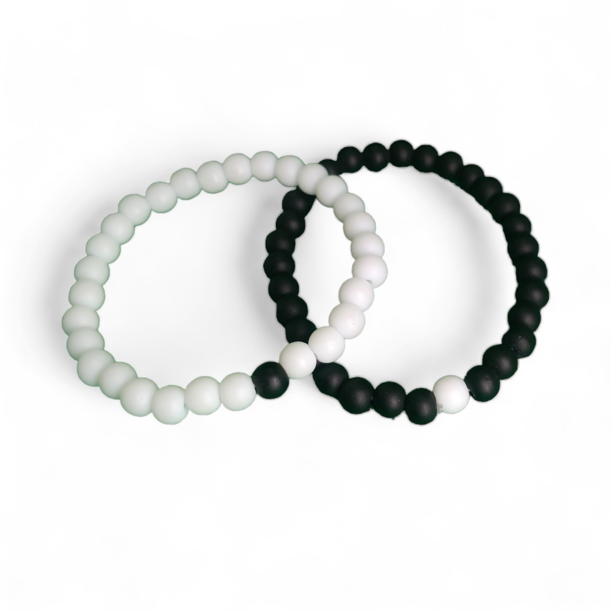 Tlims Fashion Hub Letz Bracelets - Stylish Matte Finish with Trendy White and Black Beads - Unisex Fashion Accessories (B0CPWN4HG9) Amazon Price History, Amazon Price Tracker