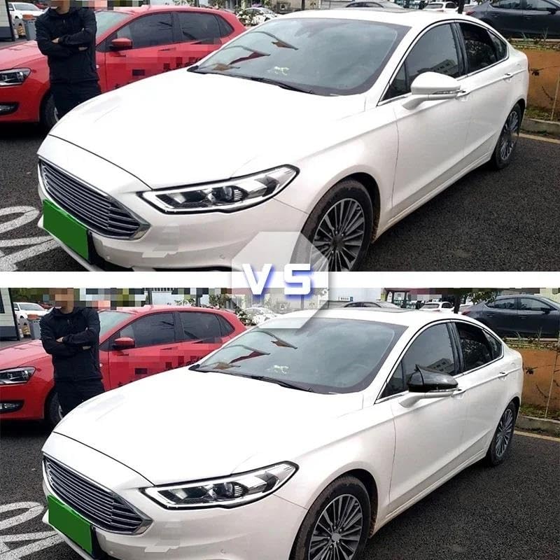 Cache rétroviseur Ford Mondeo MK5 masquer rayures protection noire adhésive - 4