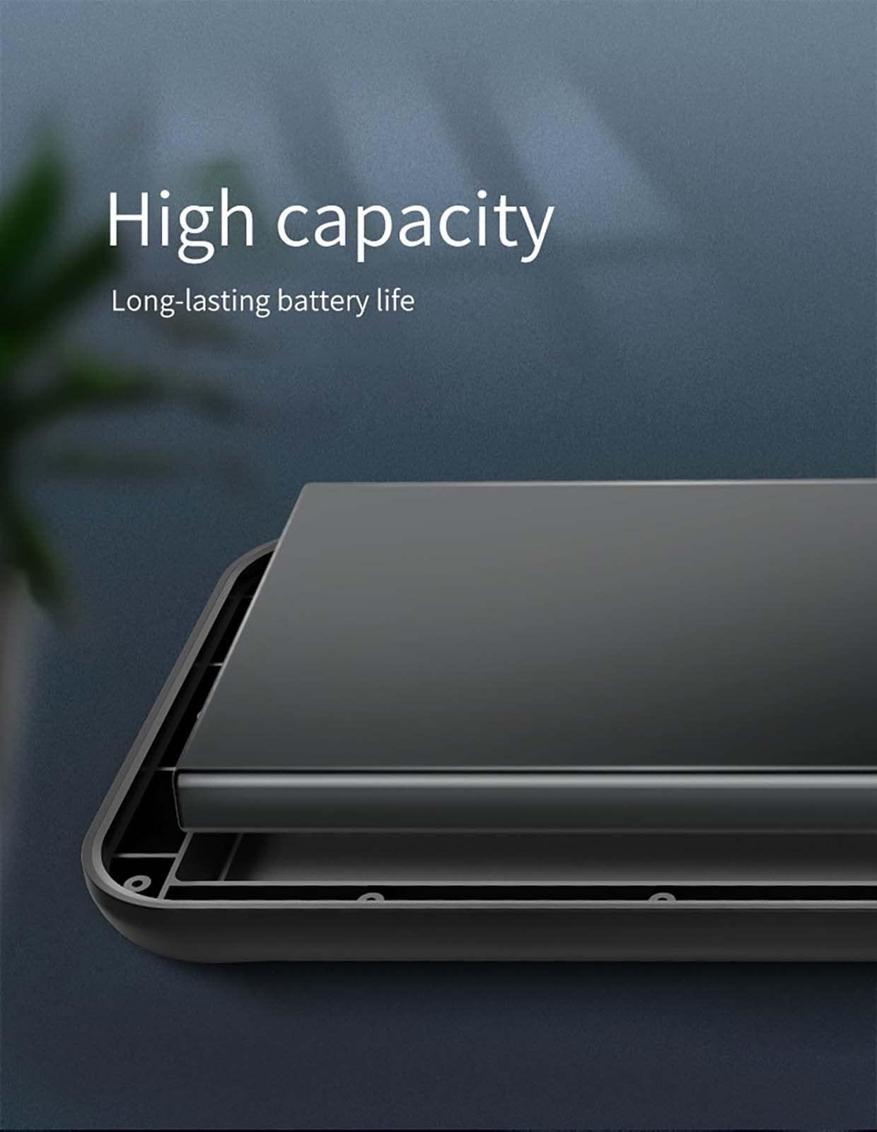 ELLENNE COVER BATTERIA PER IPHONE 15/15 PRO 6.1" RICARICABILE SLIM 5000mAh | COVER CON BATTERIA INTEGRATA PER IPHONE 15/15 PRO 6.1" BATTERY CASE CUSTODIA RICARICABILE SLIM SOTTILE 5000mAh