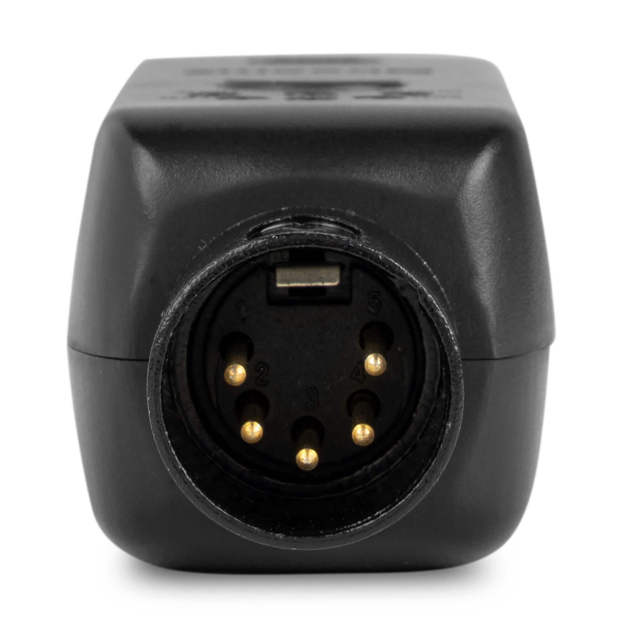 BeamZ WD1M-5 + WD1F-5 + WCS1 – Pack DMX inalámbrico 1 transmisor, 7 receptores y estación de carga para 8 dongles EazyLink batería USB-C iluminación DJ escenario sin cables, color negro