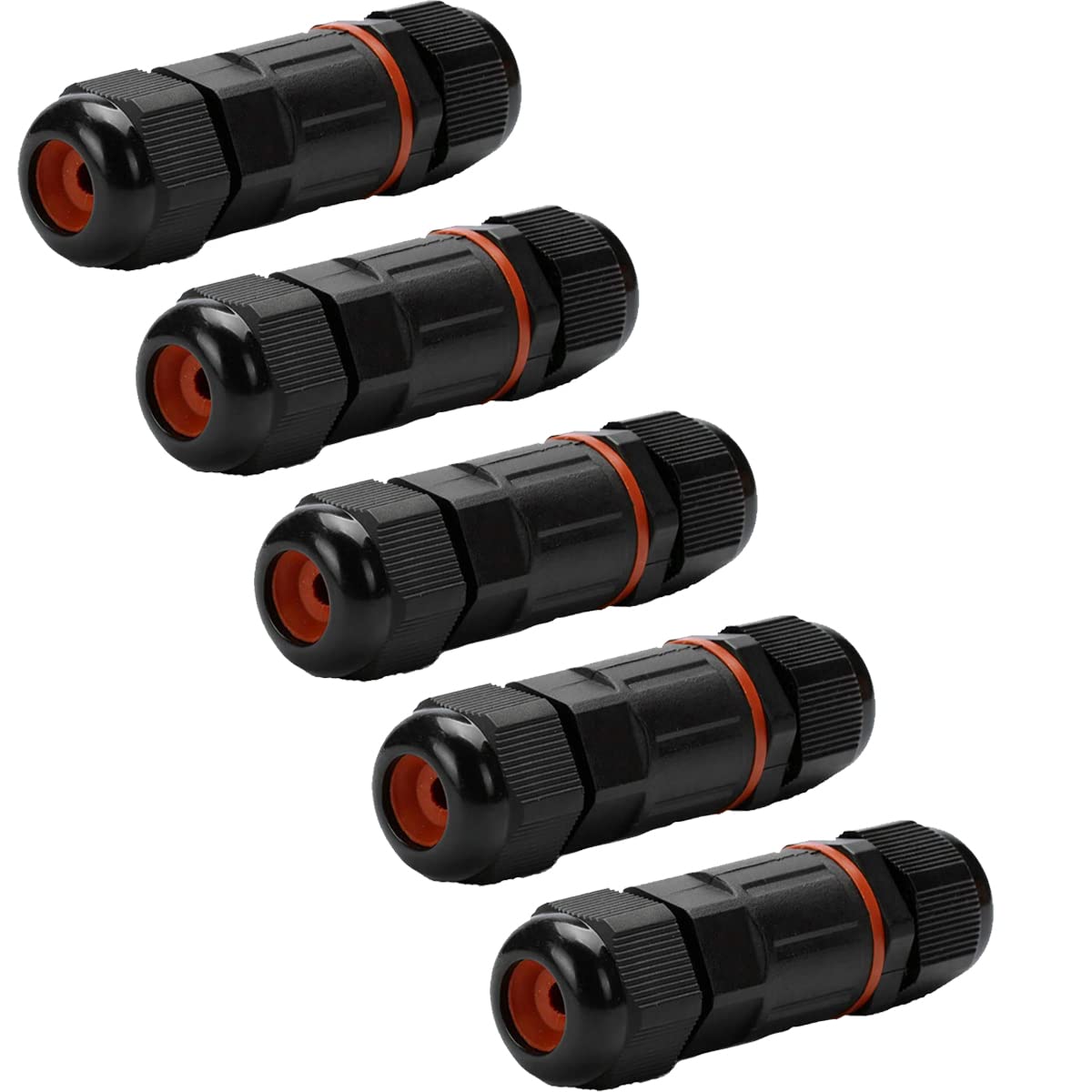 COMOPEZ Electrical Junction Box IP68 Waterproof 3 Way Cable Connector Wire Range 3-10MM, 6-11MM, External Coupler for 0.5-2.5MM Electric Power Cord Boxes for Indoor Underground (5PCS)-picture-19