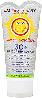 California Baby SPF 30 + Sunscreen Lotion - Super Sensitive, 2.9 oz