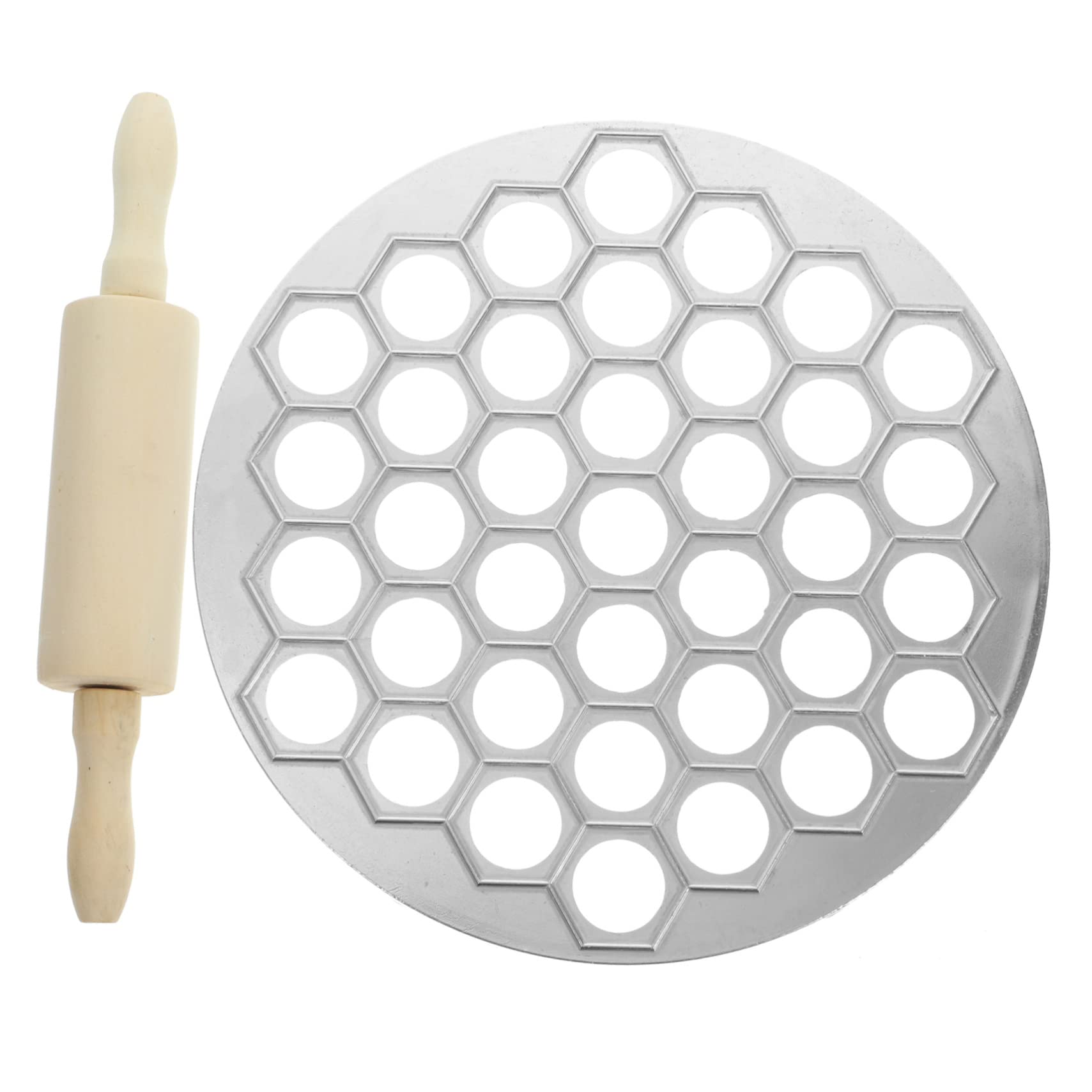 MAGICLULU 1Set Multi Use Maker with Rolling Pin Portable Dumpling Mold for Easy Homemade Dumplings Efficient Kitchen Tool for Family Cooking