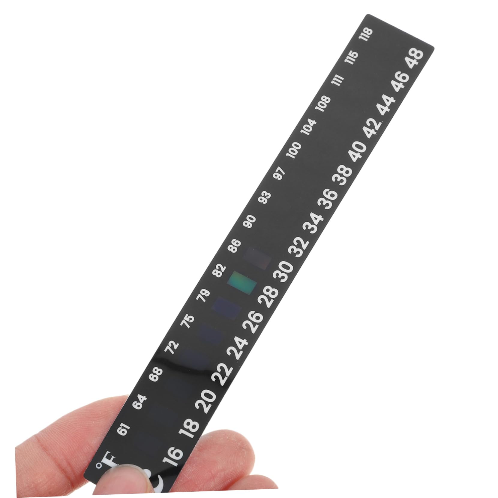 COLLBATH 3pcs Thermometer Sticker Strips for Brewing Fermentation Adhesive Thermometer Strip for Beer Yogurt and Bread Accurate Temperature Monitoring Tool