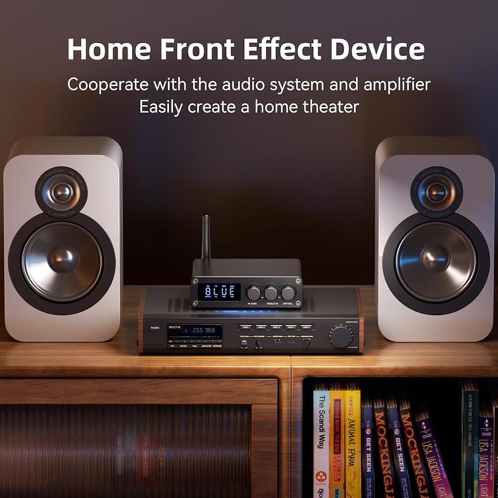 Transmisor y Receptor Bluetooth 5.2 para TV, Equipo de Música, Auriculares Bluetooth, Adaptador Decodificador de Audio Bluetooth HD de Baja Latencia.