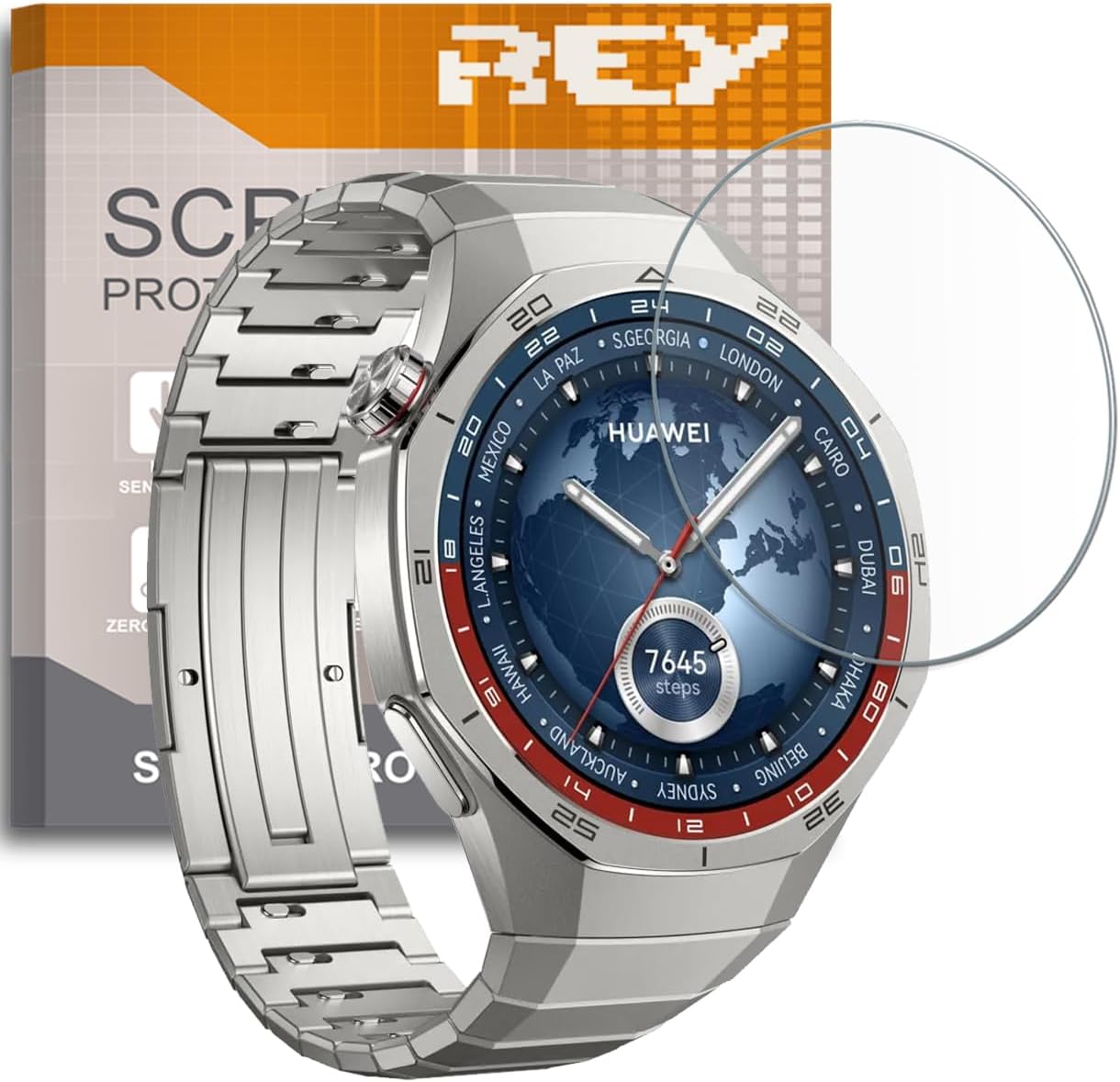 6 sztuki Ochraniacz Ekranu do HUAWEI WATCH GT 5 PRO TITANIUM 46MM - 5 46MM - 6 46M - 6 PRO 46M, Najwyższej jakości