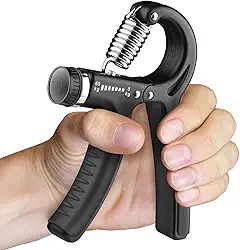 Hand Grip Ajustável 5kg a 60kg - Fortalecimento Muscular para Punho, Antebraço e Mãos - Exercício para Fisioterapia e Aumento de Força
