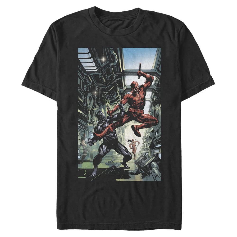marvelMarvel Big & Tall Classic Black Panter Dd Jan19 Men's Tops Short Sleeve Tee Shirt