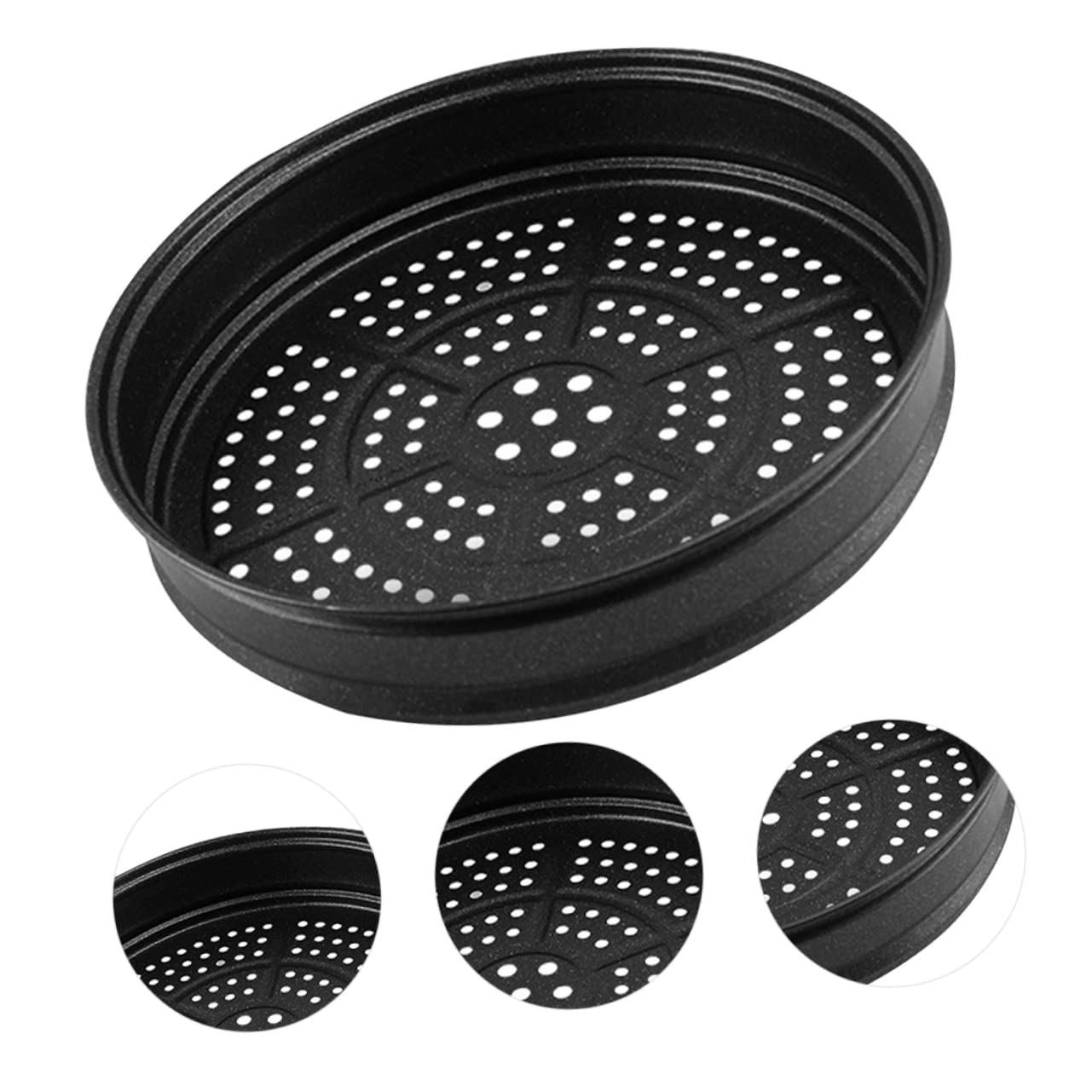 SHOWERORO Supporto Per Cottura a Vapore 30cm in Acciaio Inox Antiaderente Griglia Per La Cottura a Vapore Per La Casa Per Cucina Domestica e Pentole Multifunzione