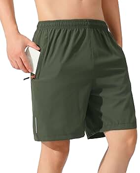 LOUECHY Men's Running Shorts Lightweight Quick Dry Workout
