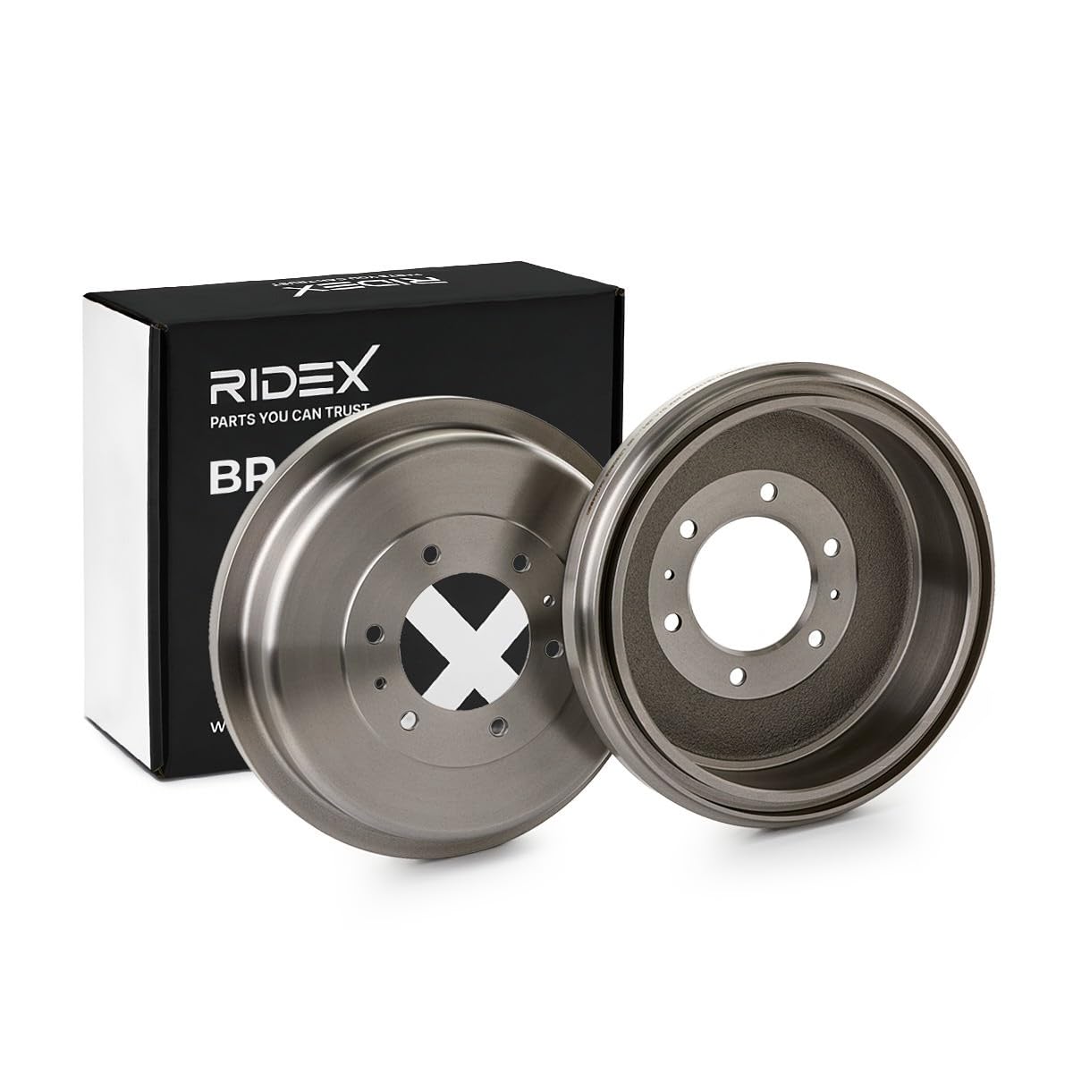 RIDEX 123B0253 Tambor de freno Trasero Compatible con NISSAN TERRANO II R20
