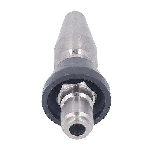 Miniatura 6 de Boquilla para lavadora a presión, boquilla puntiaguda de alta eficiencia de acero inoxidable 5000PSI para exteriores (cabeza grande trasera 3