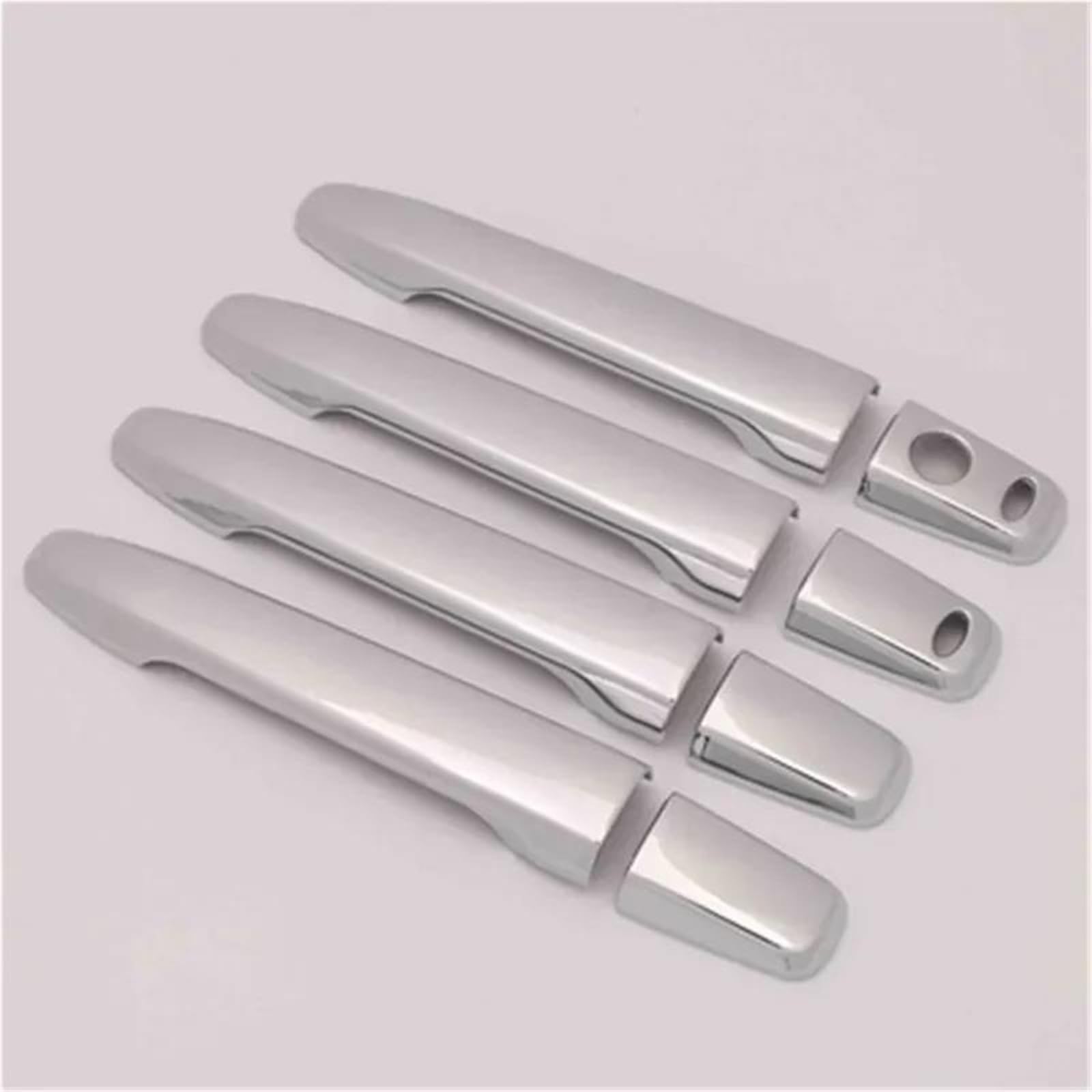 YUEYZHK for Mitsubishi for Outlander ASX/Sport/RVR for Lancer 2008-2019 ABS Chrome Door Handle Bowl Protective Covering Trim(Style 2)
