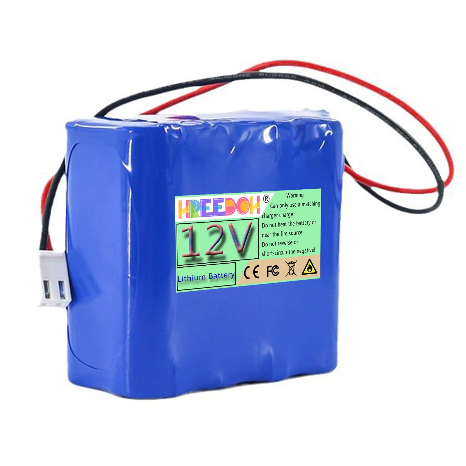 Amazon | FREEDOH 12V リチウム バッテリー パック 12V 3AH 4AH 5AH 