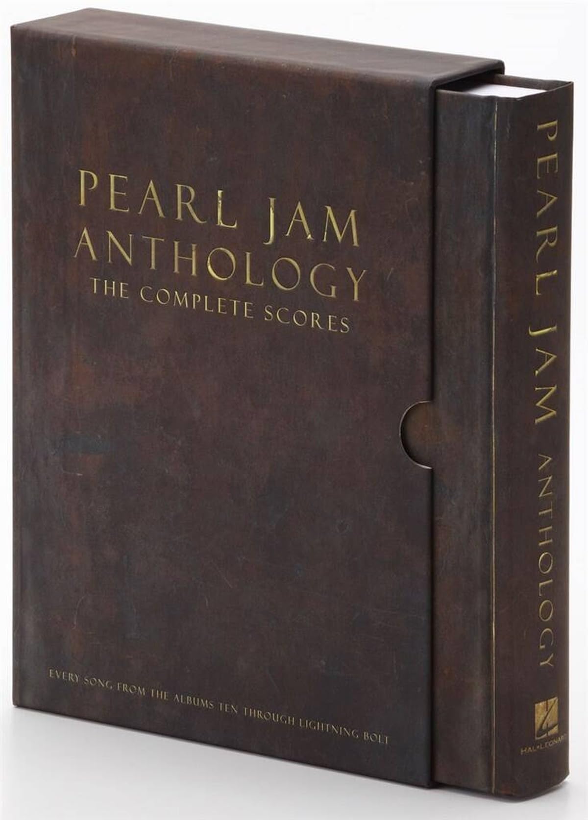 Pearl Jam Anthology - The Complete Scores | Songbook for Guitar Bass and Drums | Full Band Sheet Music Transcriptions in Standard Notation and ... Box Set with 130 Songs included: Hardcover