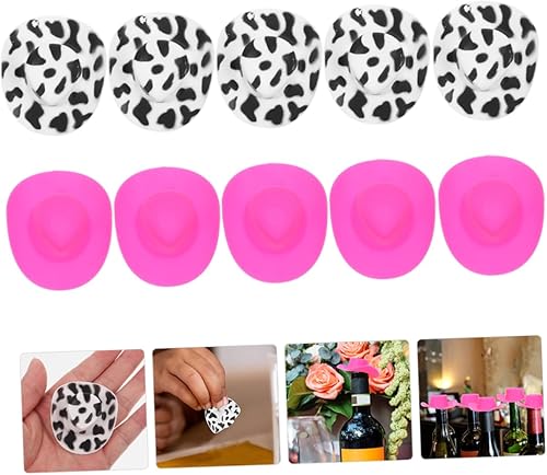 Miniatura 4 de Toyvian 20 gorras de juguete para decoración de fiesta, sombrero pequeño, sombreros de fiesta, pequeños sombreros de fiesta, muñecas pequeñas,