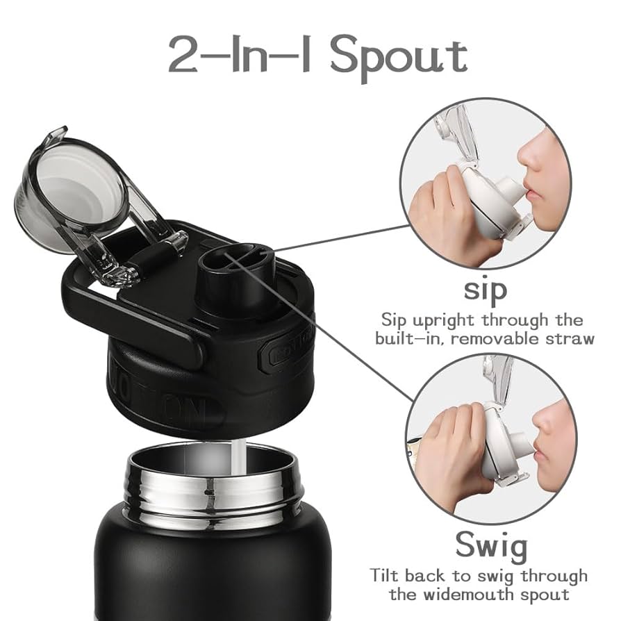 FACTRON Tank2 トリプル Amazon.com: Funkrin Insulated Water Bottle with Straw