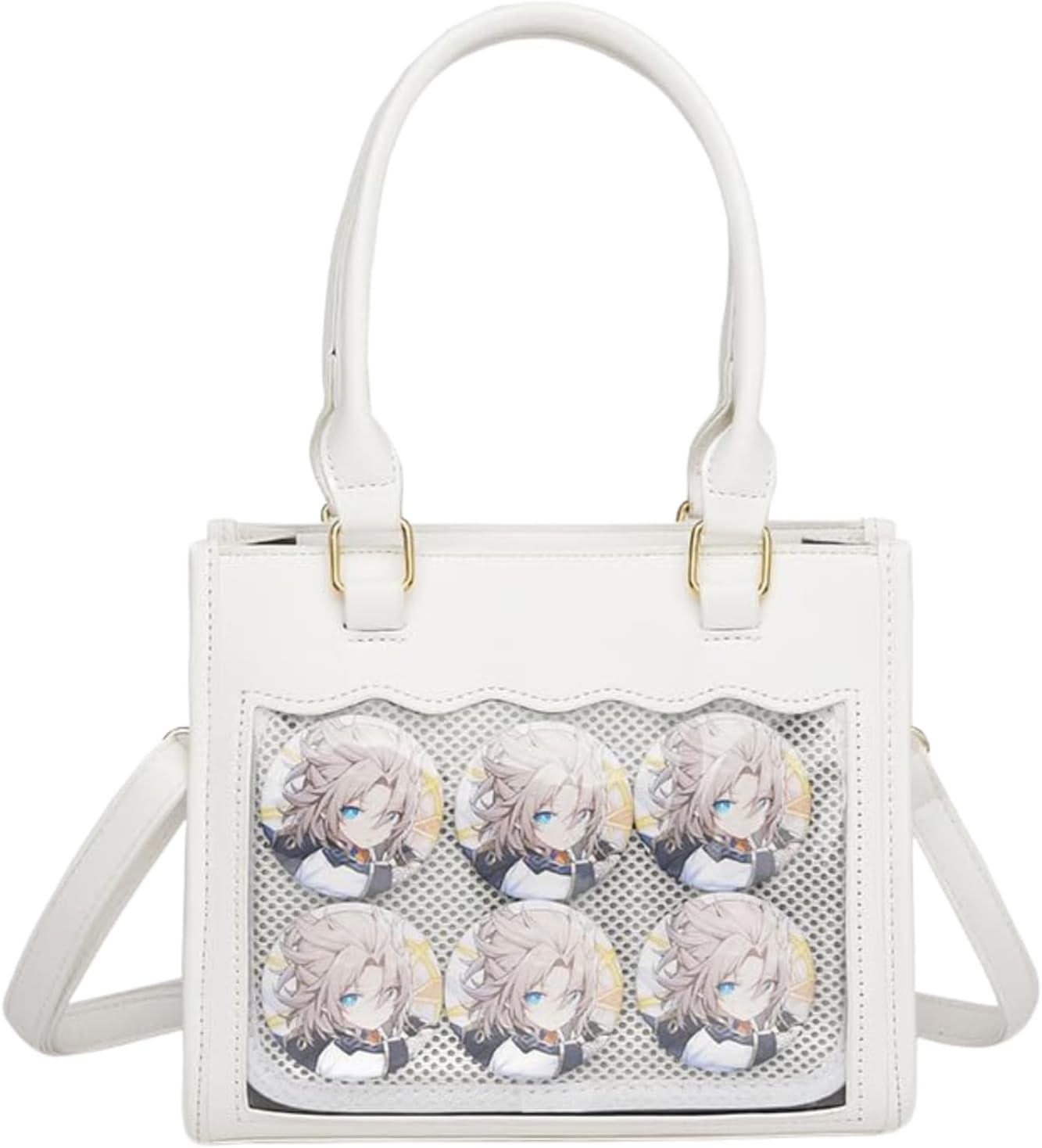 Ita Bag Kawaii Cute Small Shoulder Bag Mini Handbags Pin Display Bags with Insert Cutecore Kawaiicore