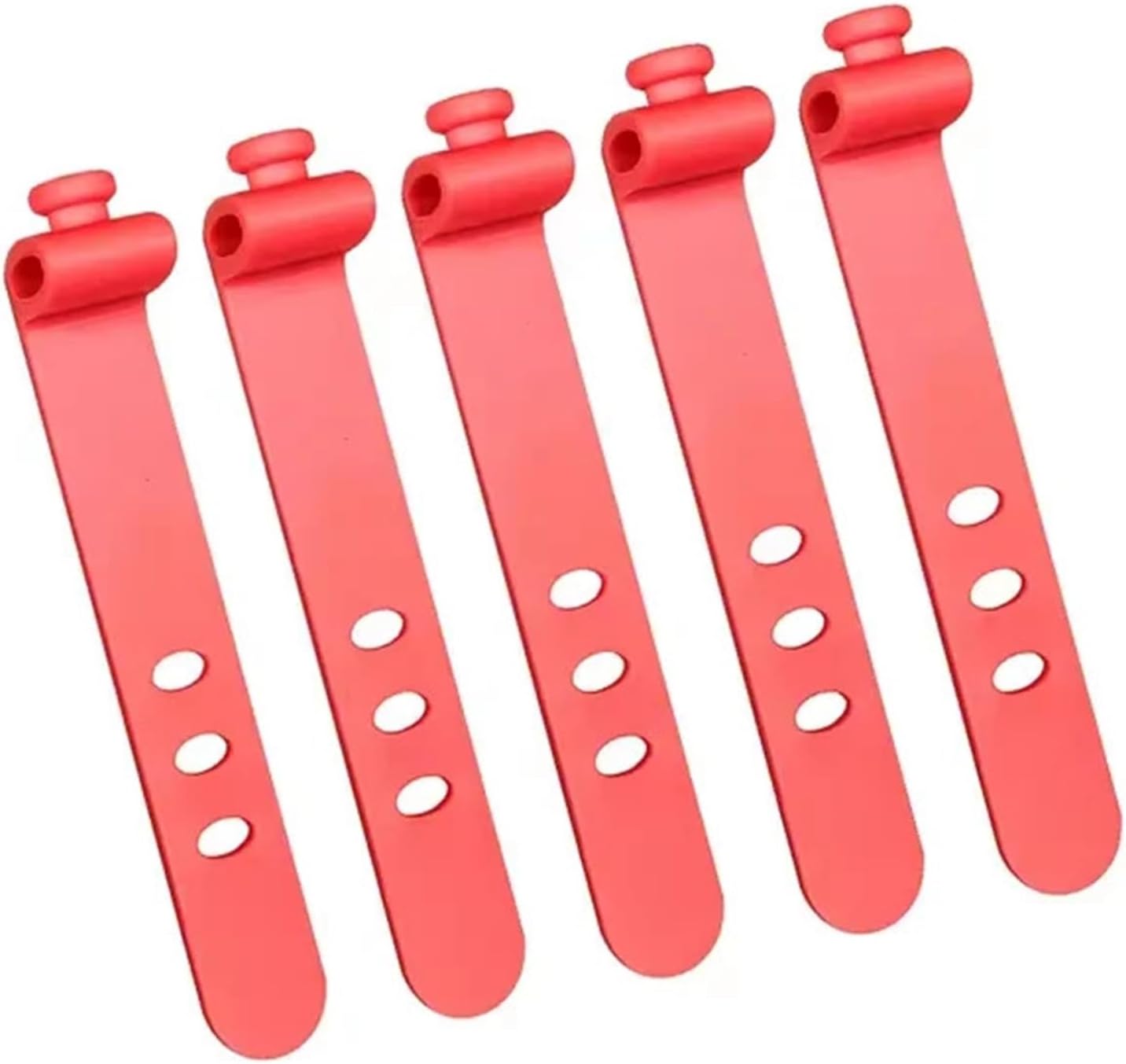 200pcs Cable Organizer Clip Strap Silicone Line Storge Holder Wire Wrap Organiser Earphone Cord Reusable(Gray)