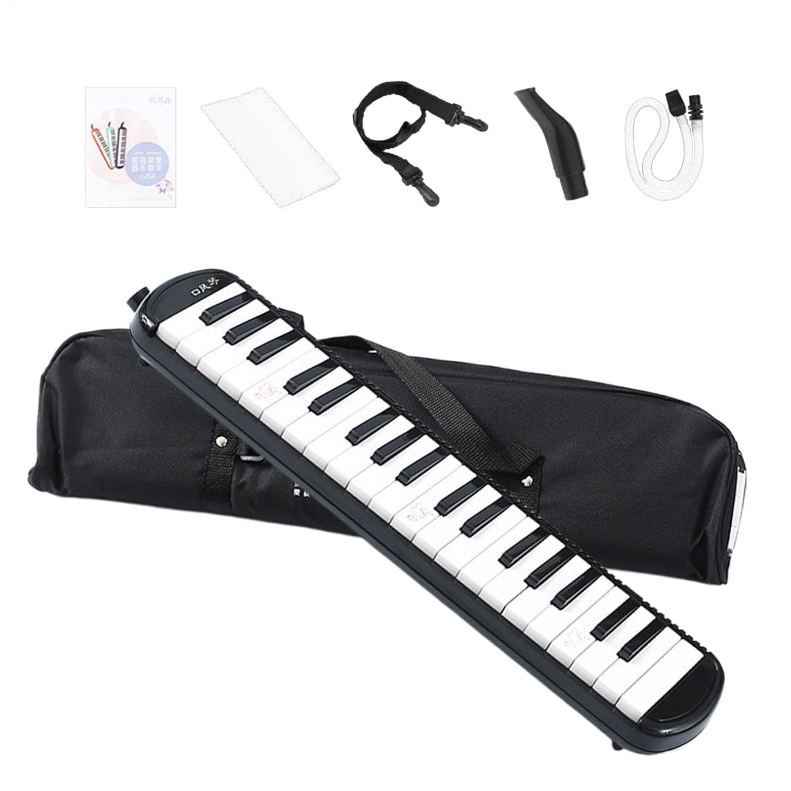 Melodica Instrumento musical, piano de teclado de aire de 32 teclas con bolsa de transporte para principiantes y profesionales, perfecto para educación musical y diversión