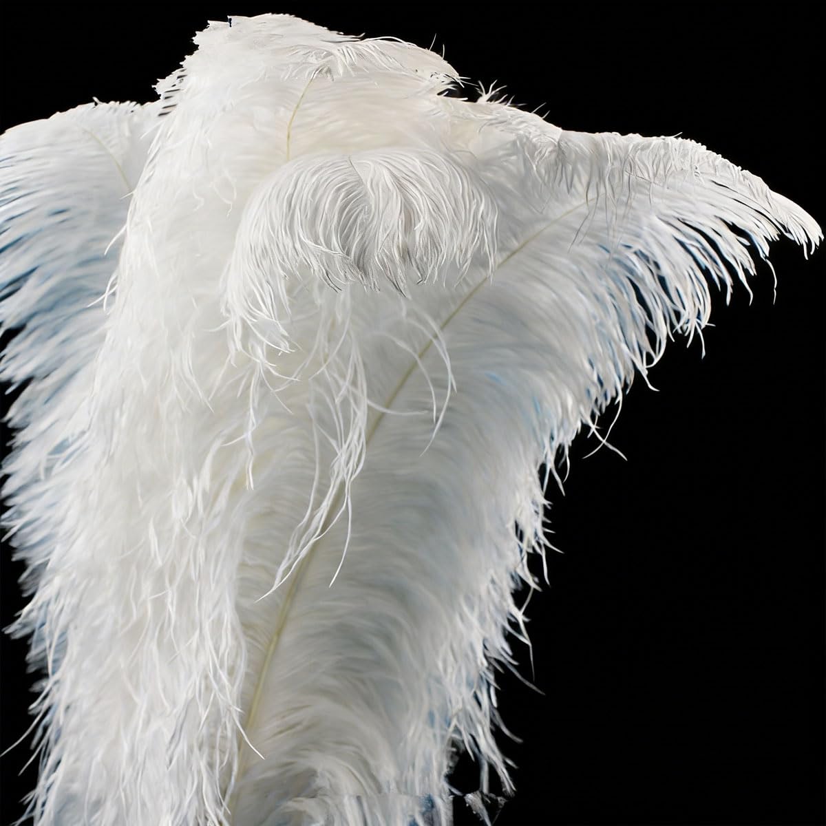 5 plumas de avestruz rojas, plumas decorativas para manualidades, plumas naturales, grandes, para Navidad, bodas, fiestas, fiestas, carnaval, casa, decoración de mesa, bricolaje (30-35 cm)
