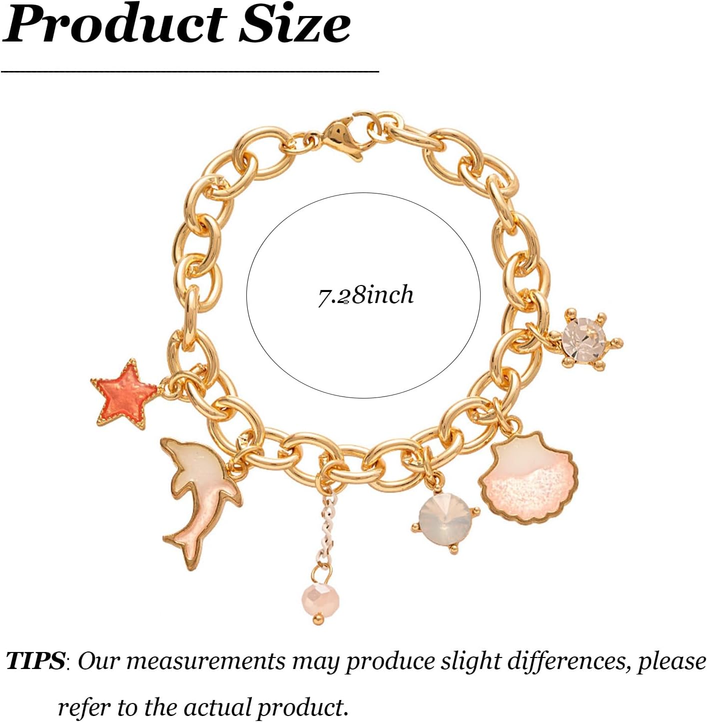 Long tiantian Shell Bracelet Summer Stuff Gold Charm Bracelet Sea Shell Beach Dresses Starfish Charm Bracelets for Women Trendy 2025 - Image 6