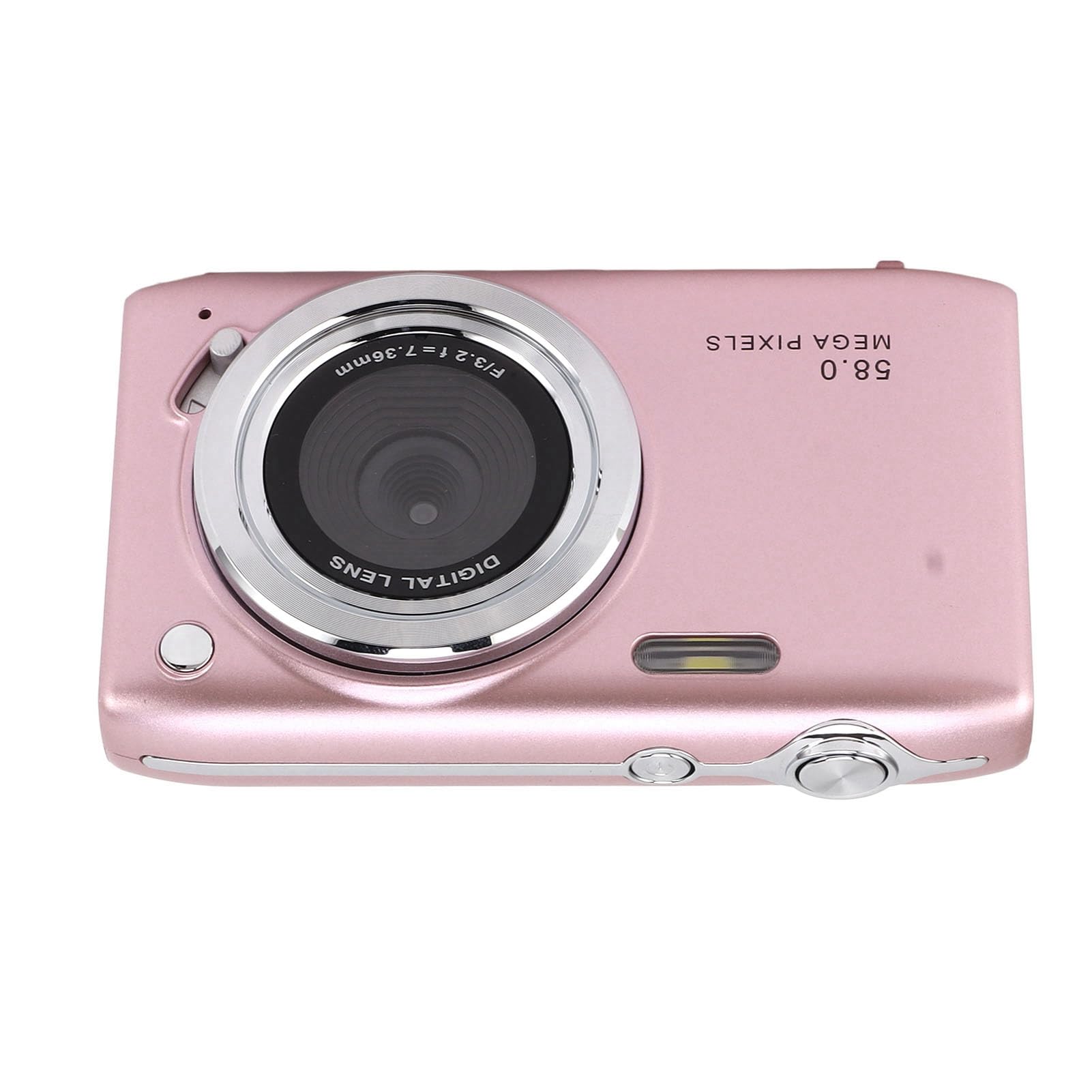 Piccola Fotocamera per Adolescenti, Esposizione Automatica, Schermo IPS da 2,88, 58 MP, Fotocamera Digitale 4K per Viaggi (PINK)