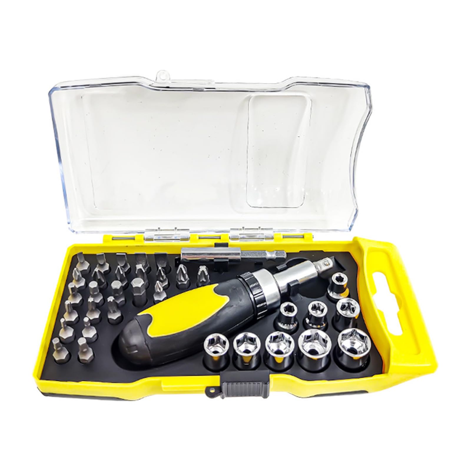 Buxuaaaa 35 Piece Set Ratchet Screwdriver Multi-Bit Screw Driver Electrician Disassembly Hand Repair Tools Wrench Tools Screwdriver Wrench Sockets