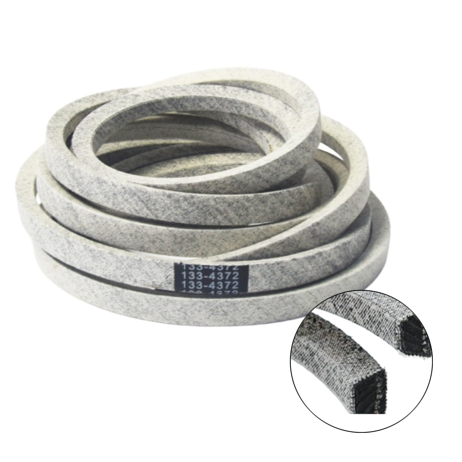 Cinghia a V rinforzata 133-4372, in gomma naturale, per tosaerba Toro 75213 75303 75313 75318TA
