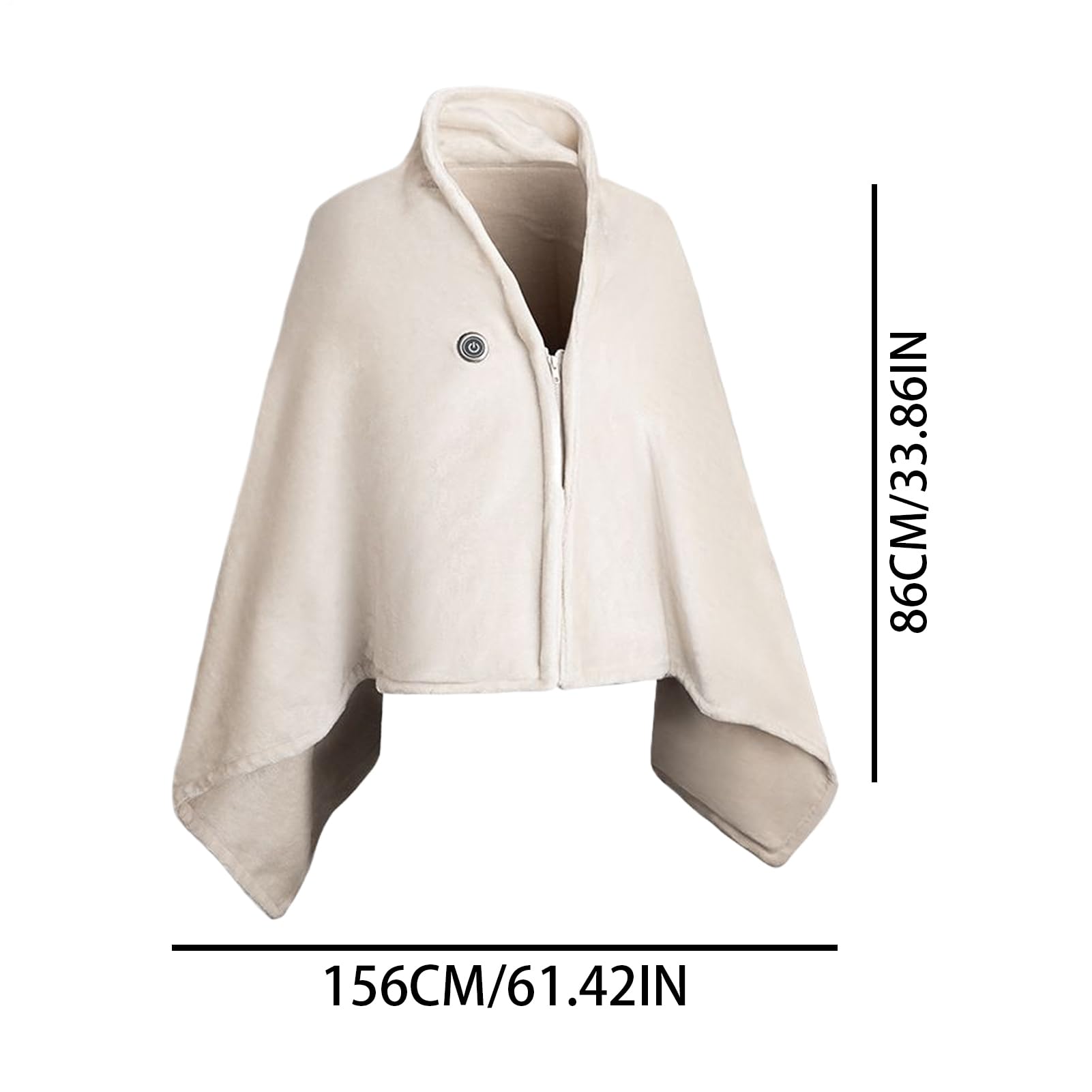 Coperta Riscaldante Indossabile Riscaldatore Regolabile USB Ricaricabile | Coperta Riscaldata Ricaricabile per Casa Equitazione Ciclismo Viaggio Campeggio Inverno Freddo Picnic All'aperto