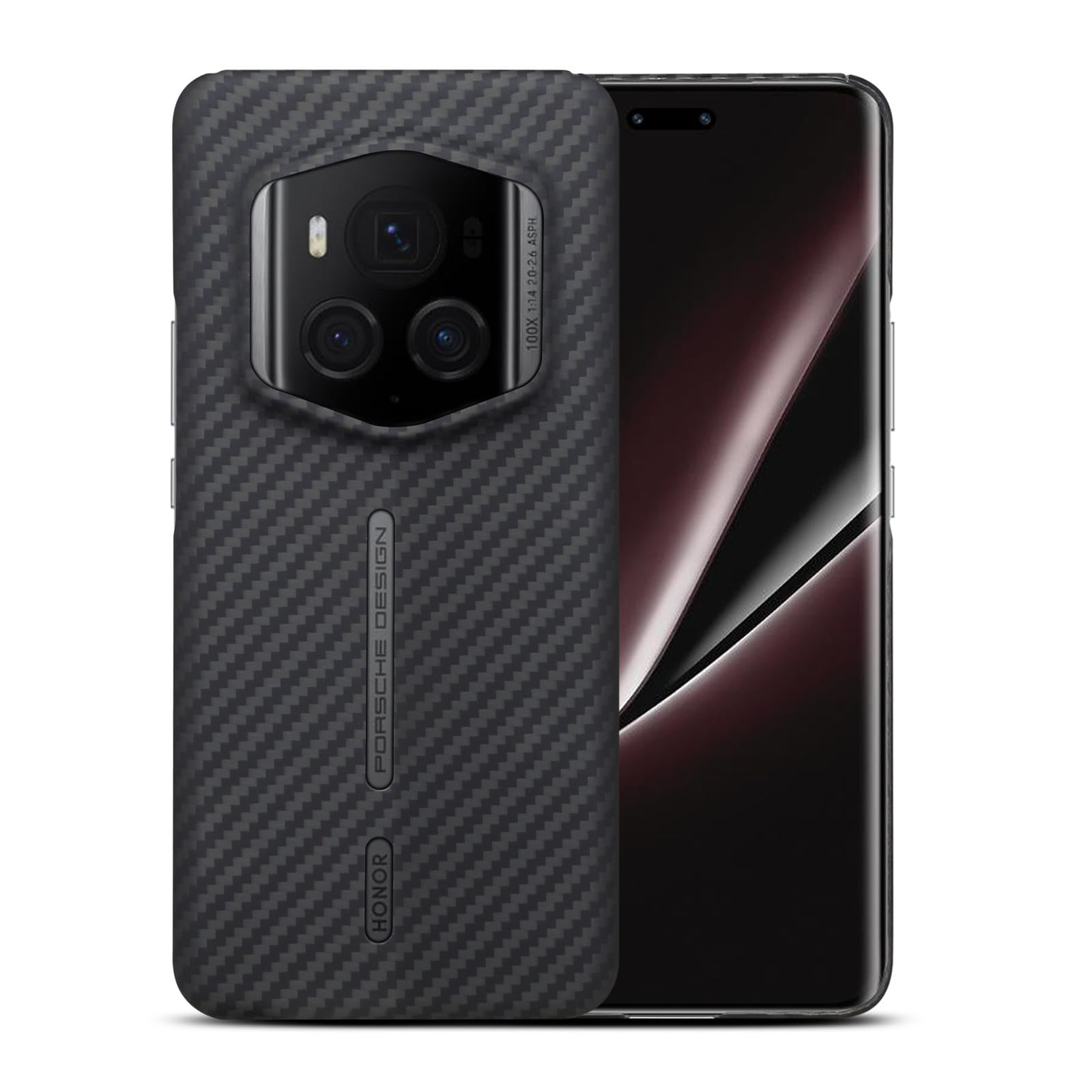 GIMENOHIG Slim & Lightweight Aramid Carbon Fiber Case for Honor Magic 6 RSR (Black), For xiaomi 14