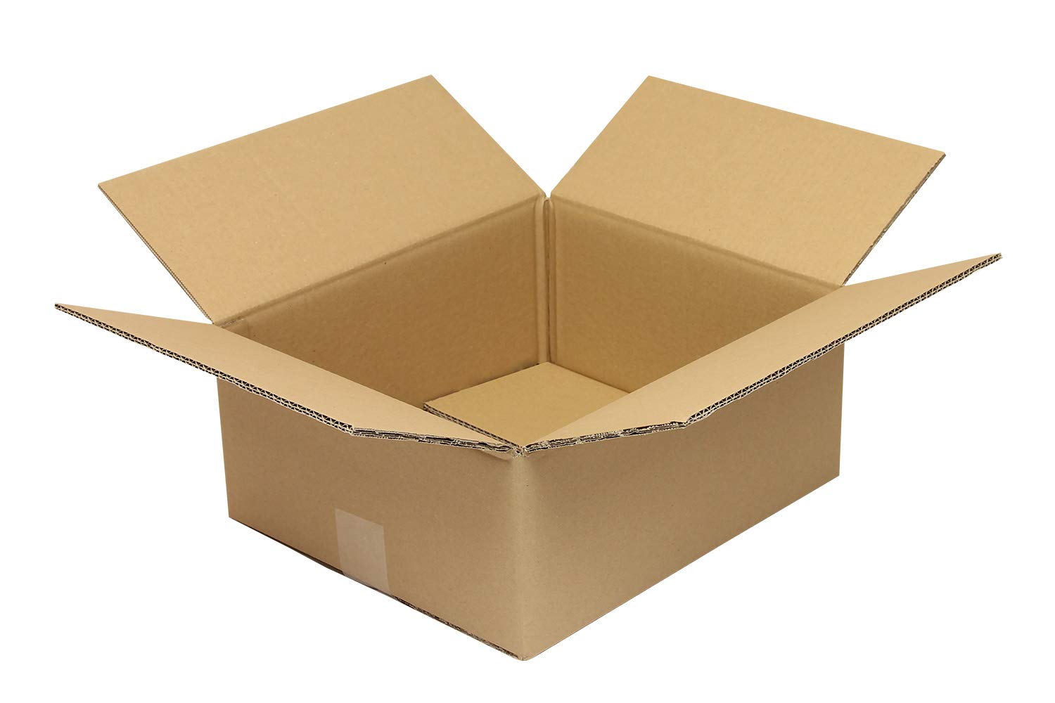Wellpapp-Faltkarton 2-wellig, 350x300x140mm, Qual. 2.30BC, braun, FEFCO 0201, 10 Stück
