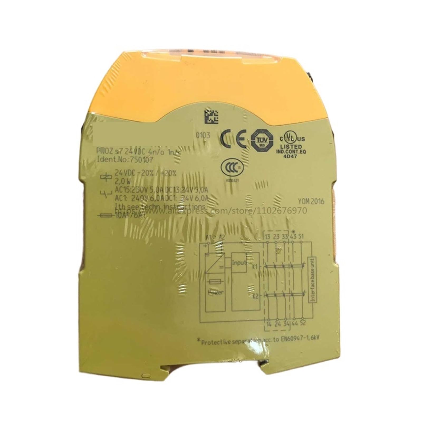 ZVQYSGIW 1Pcs relay S3 2n/o 750102 751102 750103 751103 750104 751104 750105 751105 750107 751107(750103)
