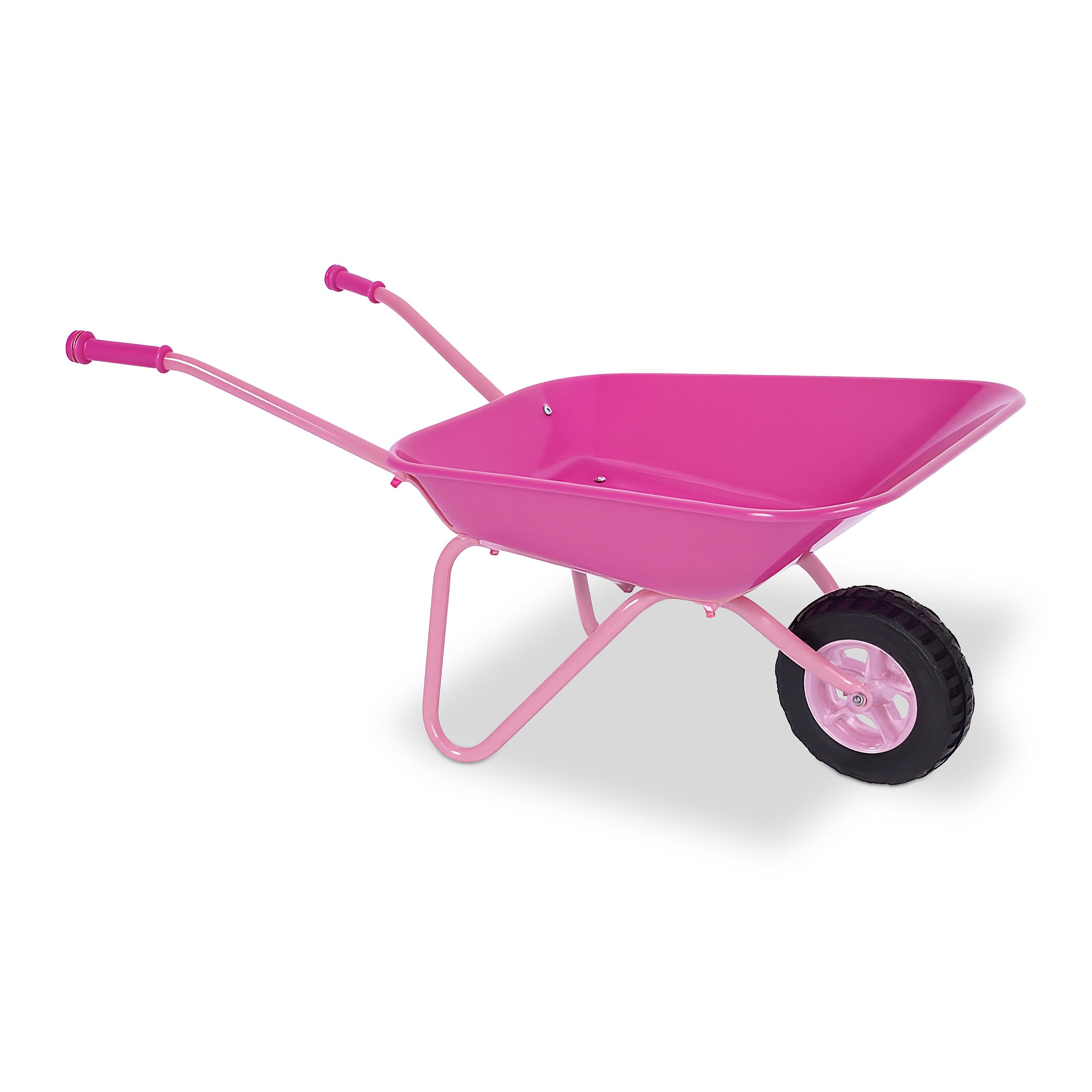 Relaxdays Carriola per Bambini, Manici ergonomici, HLP: 43x74x36 cm, Metallo, plastica, Giocattolo