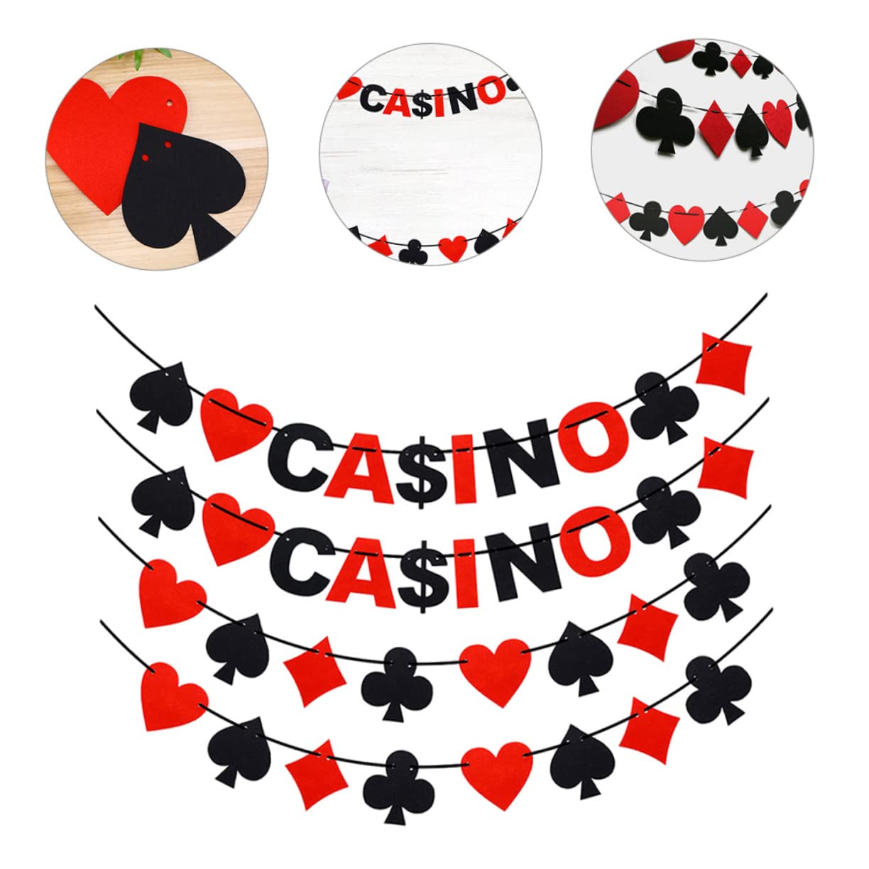 Cabilock 4 Set Scultura Del Mascherata Decorazioni Di Carta Appese Striscione Di Buon Compleanno Sfondo Per La Festa Coriandoli Decorazioni Sospese Per La Festa Provato 4 Pezzi * 4