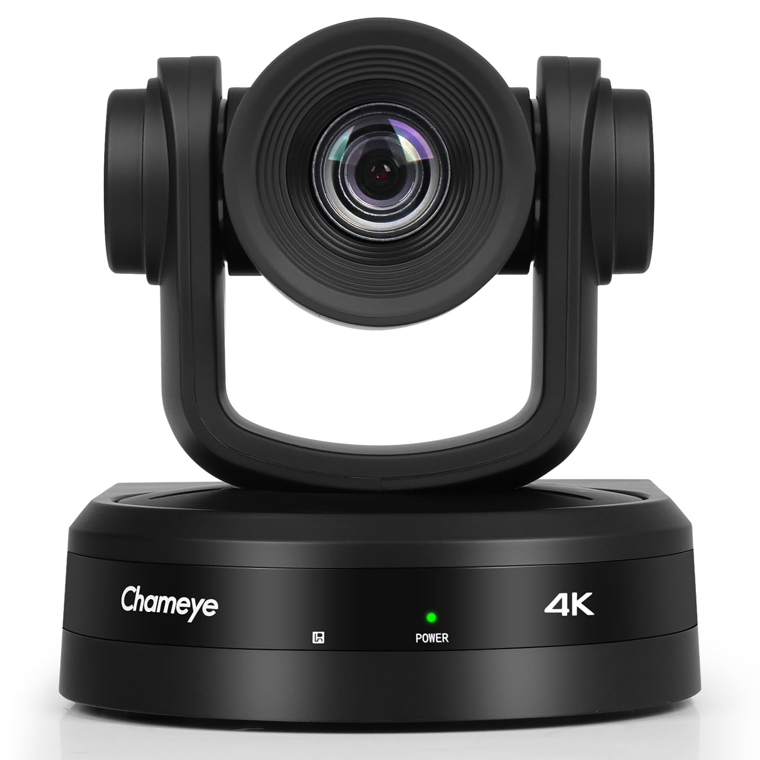 Chameye 4K PTZ Telecamera per Conferenze, con Tracciamento Automatico AI zoom ottico 10x, HDMI LAN(PoE), USB3.0, Plug & Play, 4K Telecamera Videoconferenza, YouTube OBS vMix Streaming, C410