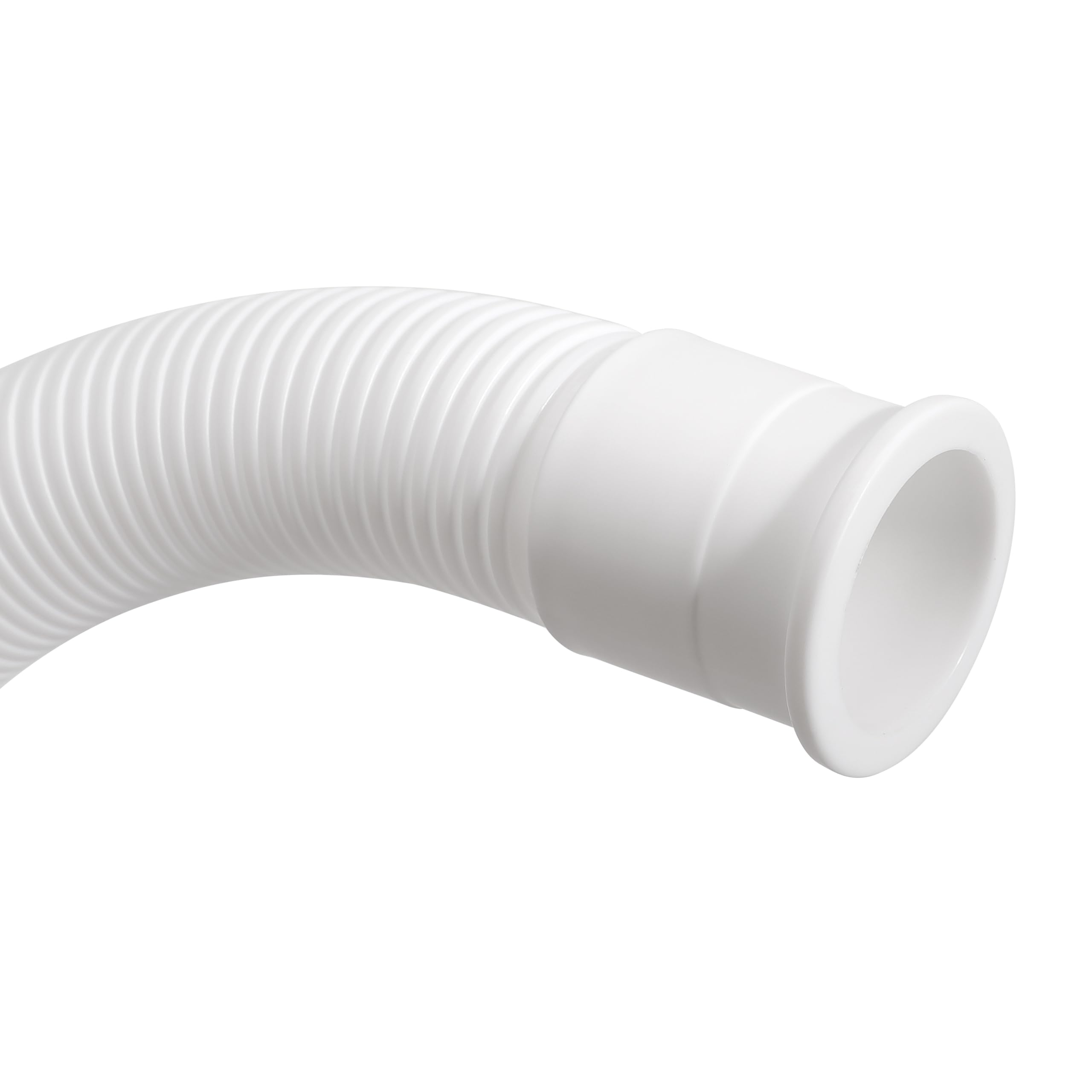 Wymienne węże basenowe 3,8 cm x 150 cm do basenu naziemnego, węże pompy, filtrów i systemów słonej wody, kompatybilne z 1500 do 2500 GPH z adapterem pasuje do 29060E (2, BIAŁY)